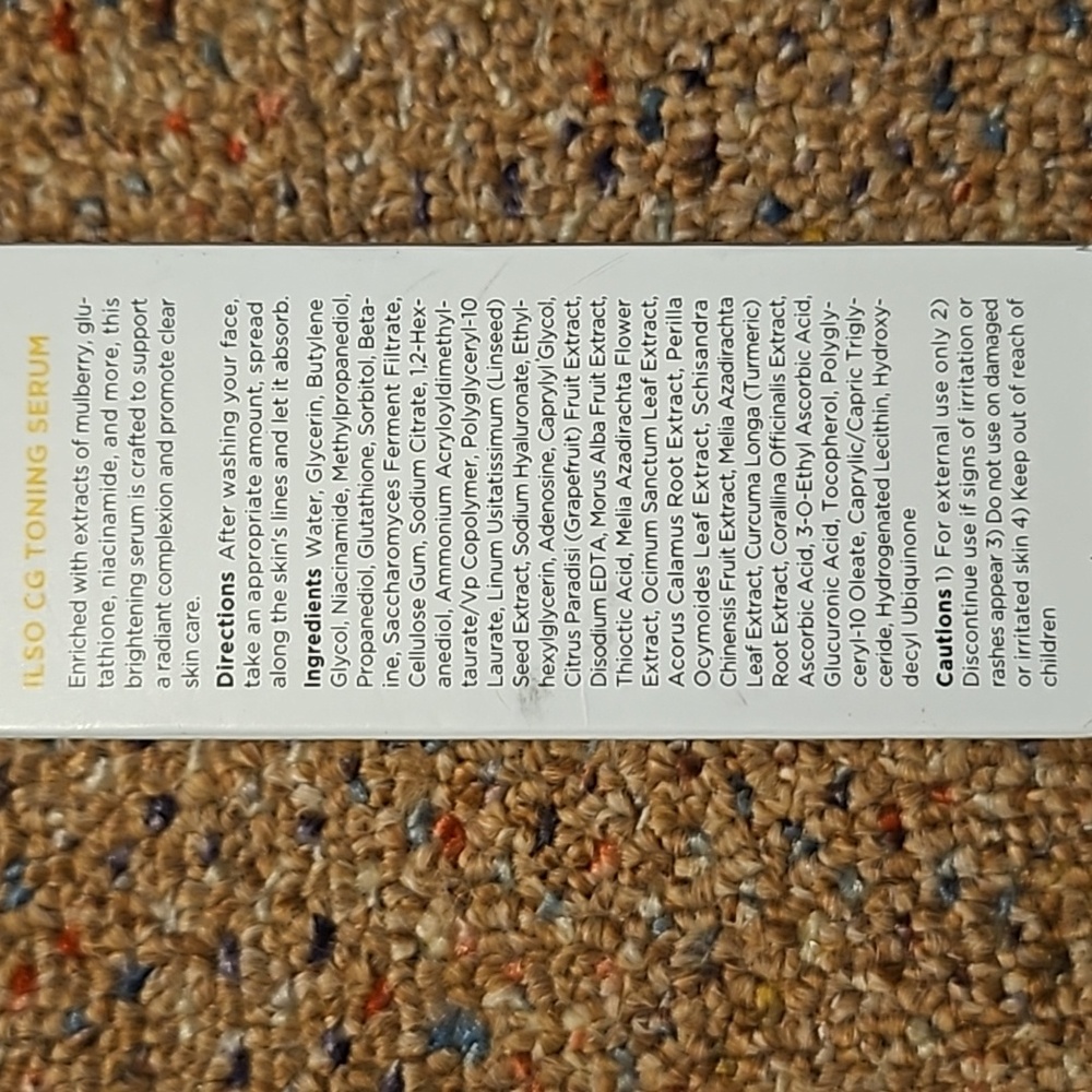 NEW!! CG Toning Serum w/ Glutathione,Mulberry, and Niacinamide! - Picture 4 of 6